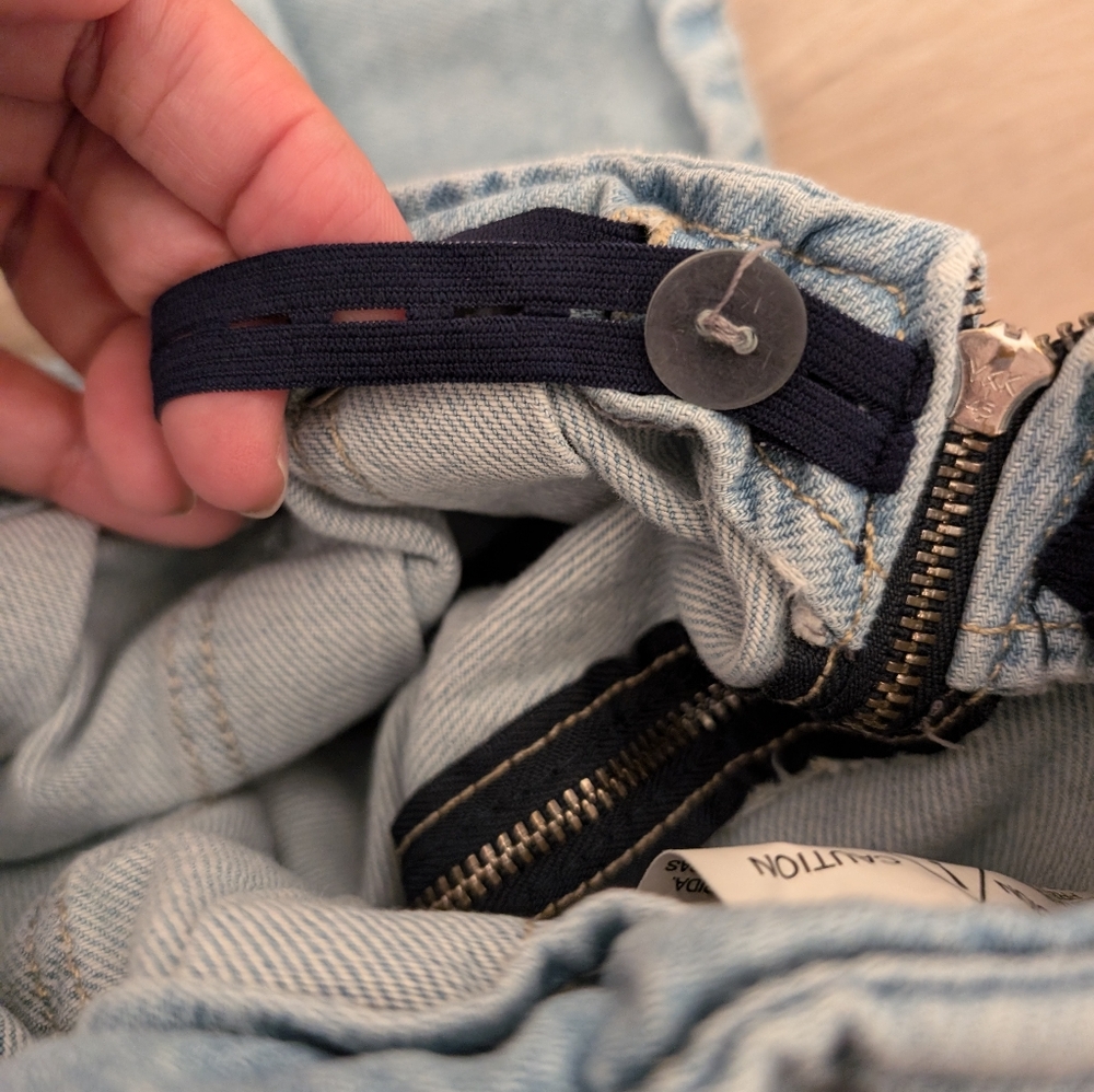 Zara Mini Pleated Blue Denim Jeans Skirt - Picture 3 of 7